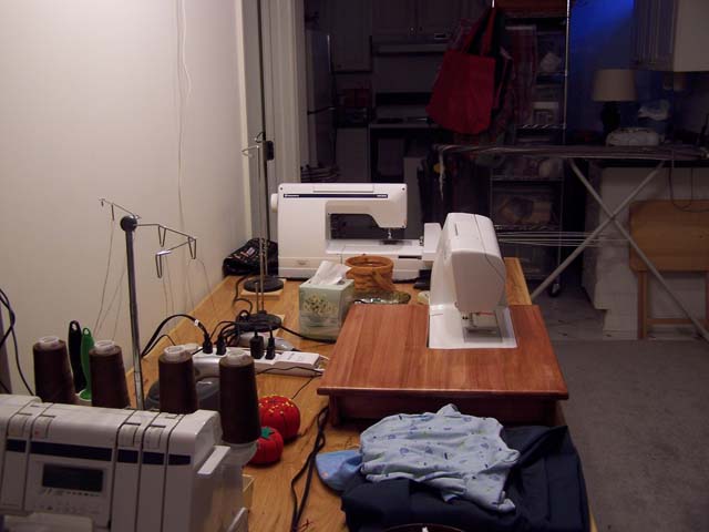 Sewing table . . .