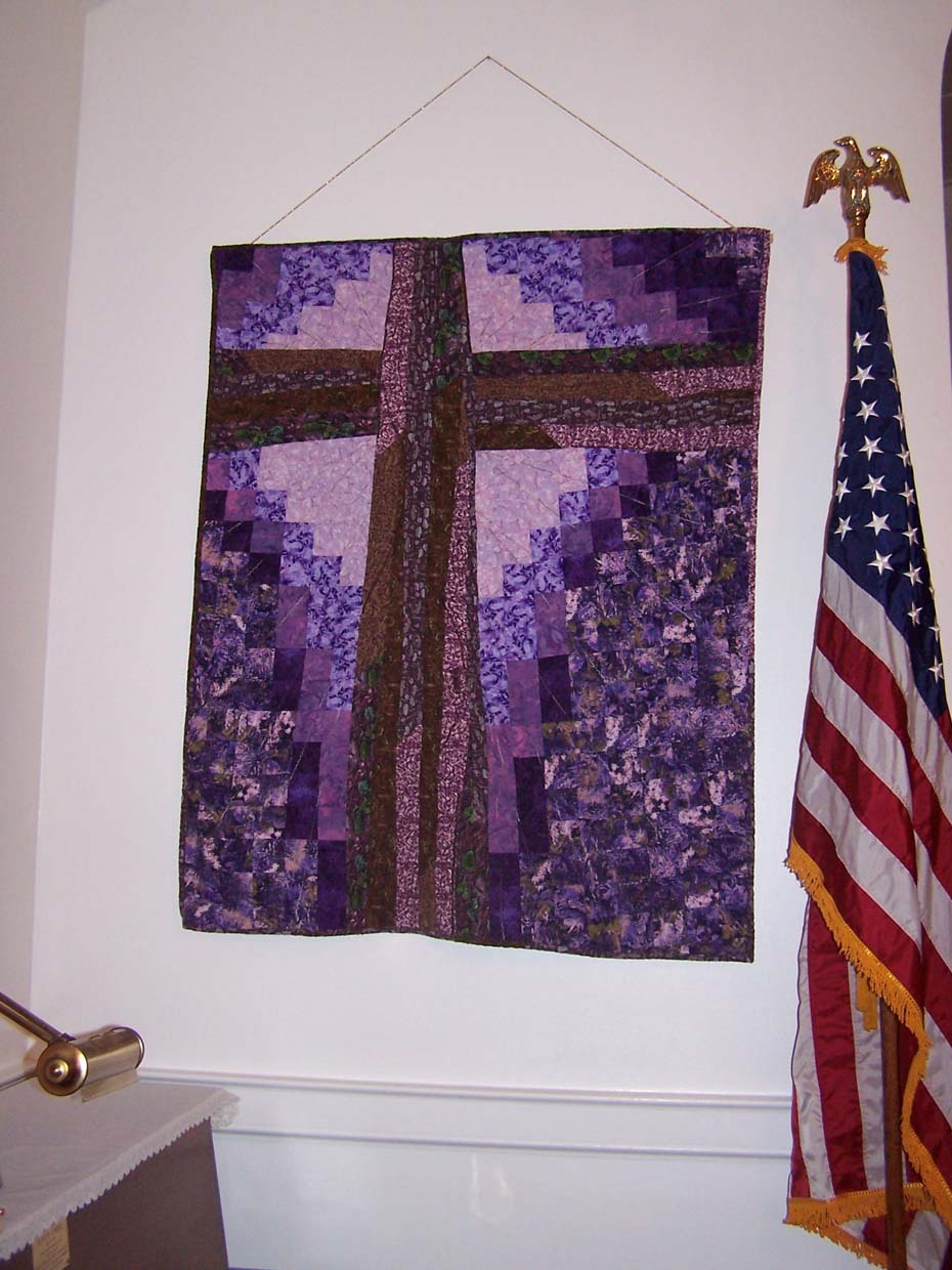 Wall Hanging at church for Lent